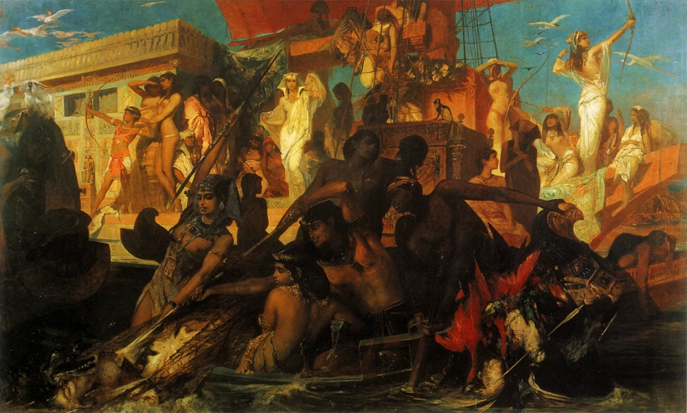 La caccia sul Nilo di Cleopatra